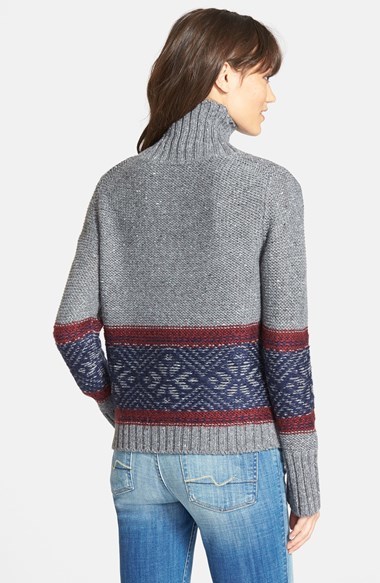 Treasurebond Fair Isle Funnel Neck Sweater, $78 | Nordstrom | Lookastic