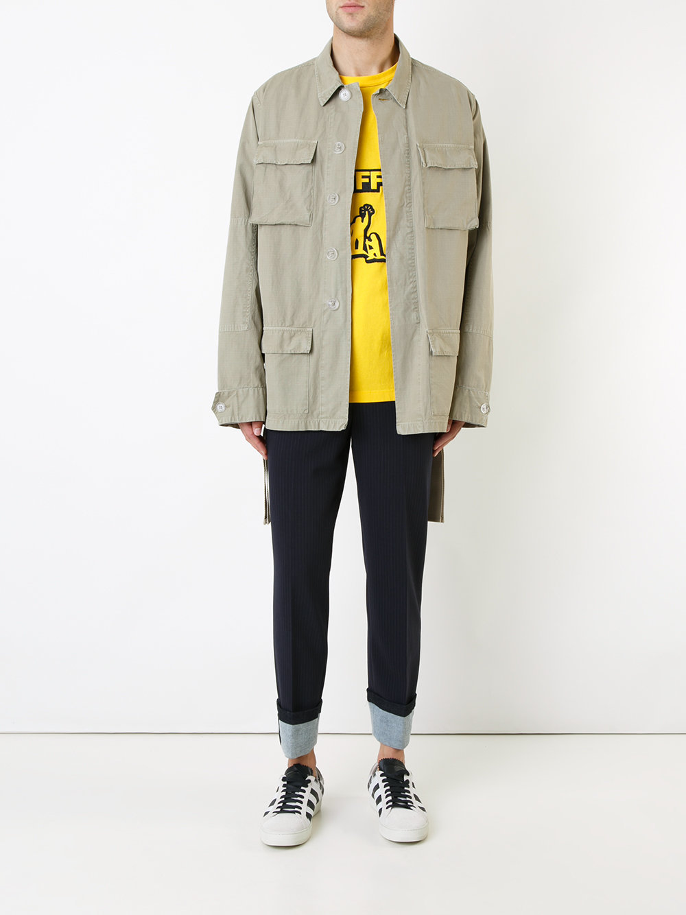 Off-White Field Jacket, $1,756 | farfetch.com | Lookastic