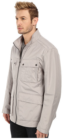 Marc New York by Andrew Marc Mens Grymes Diamond Quilted Four Pocket Lightweight Field Jacket