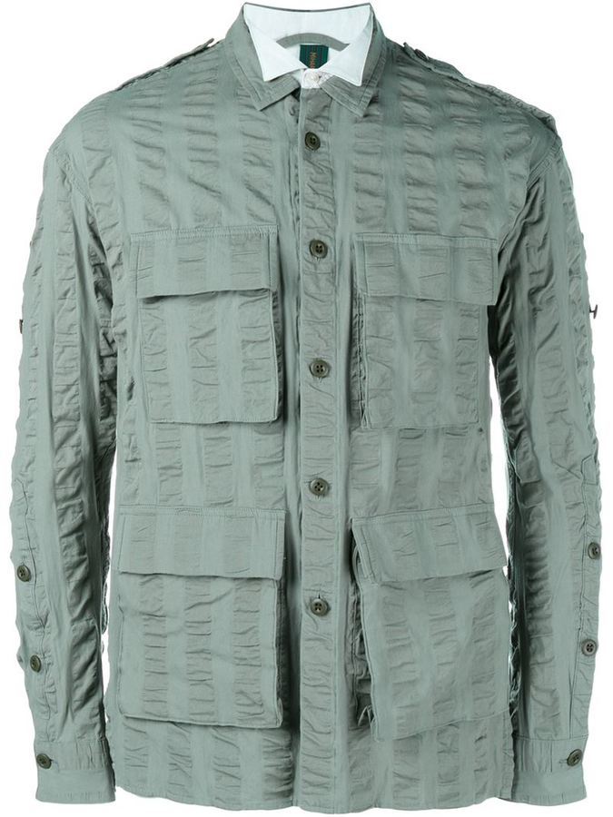 Miharayasuhiro Mihara Yasuhiro Textured Field Jacket, $730