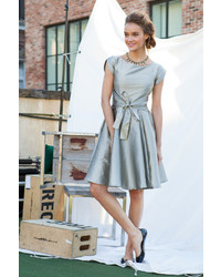 Shabby Apple West End Dress Champagne Silver