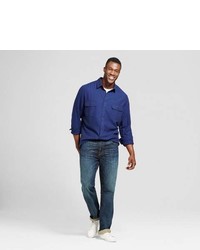 Goodfellow Co Big Tall Standard Fit Herringbone Flannel Shirt