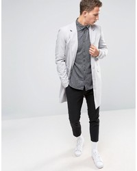 Selected Homme Flannel Twill Shirt In Regular Fit