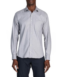 Alton Lane Howard Everyday Solid Cotton Flannel Button Up Shirt