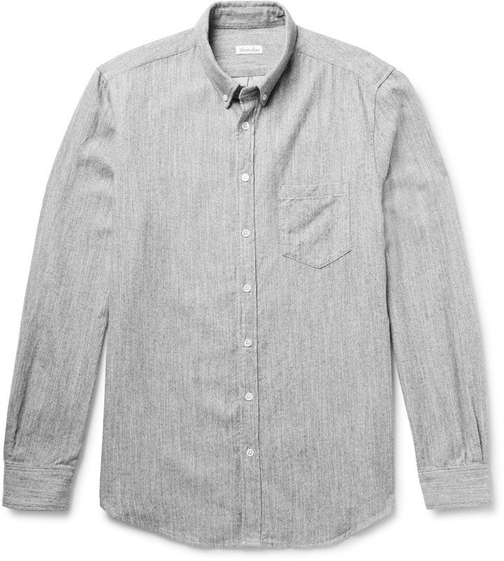 Steven Alan Masters Slim Fit Cotton Flannel Shirt, $200 | MR PORTER ...