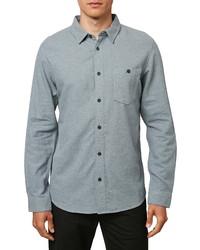 O'Neill Redmond Solid Flannel Button Up Shirt