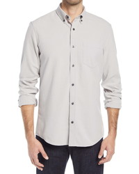 Nordstrom Trim Fit Solid Flannel Shirt