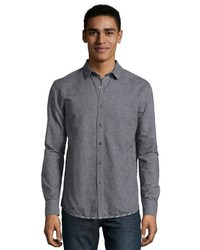 Zak Zinc Striped Cotton Chapman Flannel Shirt