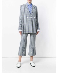 Eudon Choi Check Cropped Trousers