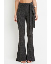 Forever 21 Contemporary Belted Flare Pants