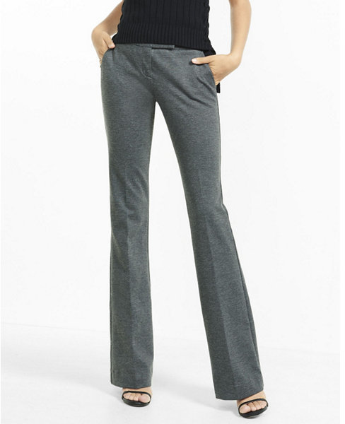 Express Low Rise Slim Flare Editor Pant, $69, Express