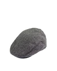 Brixton Hats Hooligan Flat Cap Greyblack Herringbone