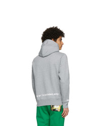 AAPE BY A BATHING APE Grey Logo Patch Hoodie