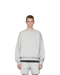 Essentials Grey Fleece Sweatshirt