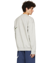 Nike Grey Kim Jones Edition Fleece Crew Nrg Sweatshirt