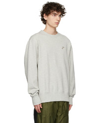 Nike Grey Nsw Classic Fleece Sweatshirt