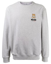Moschino Teddy Bear Print Crew Neck Sweatshirt