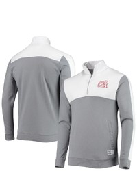 Under Armour Whitegray Maryland Terrapins Game Day All Day Fleece Half Zip Jacket At Nordstrom