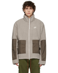 Nike Brown Sherpa Jacket