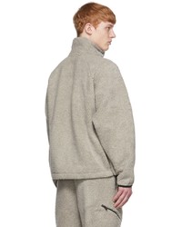 Essentials Gray Polyester Jacket