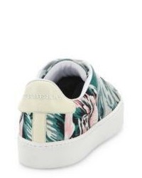 Burberry Westford Floral Print Canvas Sneakers