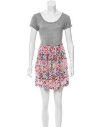 Sandro Floral Accented Shift Dress