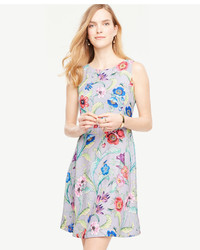 Ann Taylor Tall Jungle Floral Flare Dress