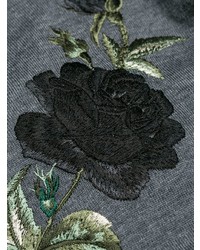 Alexander McQueen Rose Embroidered Sweater