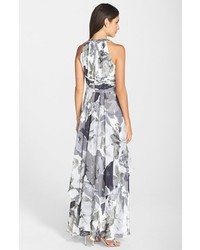 eliza j embellished floral gown