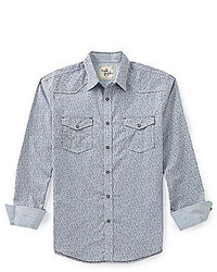 Age Of Wisdom Floral Cuff Woven Shirt
