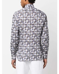 Barba All Over Floral Print Shirt