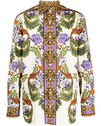 Gabriele Pasini Floral Print Long Sleeved Shirt