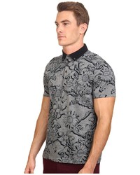 Ted Baker Athias Short Sleeve Floral Printed Polo