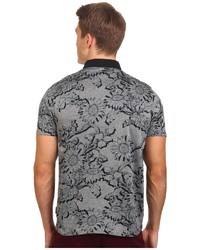 Ted Baker Athias Short Sleeve Floral Printed Polo