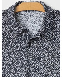 Gap Lived In Small Floral Print Polo