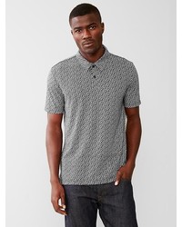 Gap Lived In Small Floral Print Polo