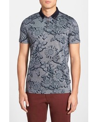 Ted Baker London Athinor Floral Print Polo