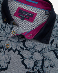 Ted Baker Radcity Tall Graphic Print Polo Shirt