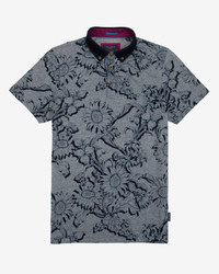 Ted Baker Radcity Tall Graphic Print Polo Shirt