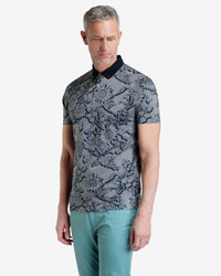 Ted Baker Radcity Tall Graphic Print Polo Shirt