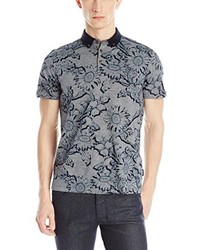 Ted Baker Short Sleeve Floral Printed Polo