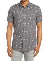 Rails Carson Relaxed Fit Aloha Print Short Sleeve Button Up Shirt