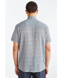Urban Outfitters Salt Valley Ditsy Floral Short Sleeve Button Down Shirt