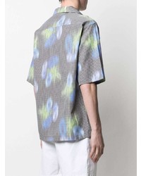 Kenzo Tie Dye Gingham Print Shirt