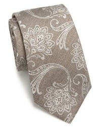 Ike Behar Floral Silk Tie