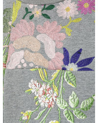 Alexander McQueen Floral Embroidered Sweatshirt