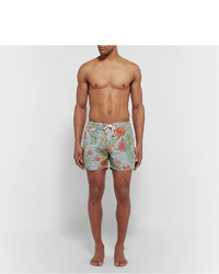 Hartford Mid Length Floral Print Swim Shorts