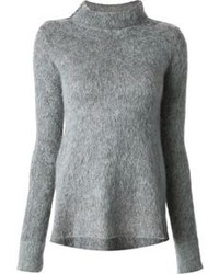 Stella McCartney Zip Shoulder Fluffy Sweater