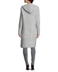 Boucle Hooded Cardigan