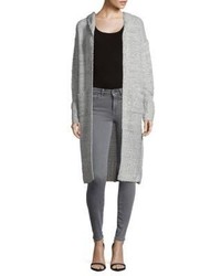 Boucle Hooded Cardigan